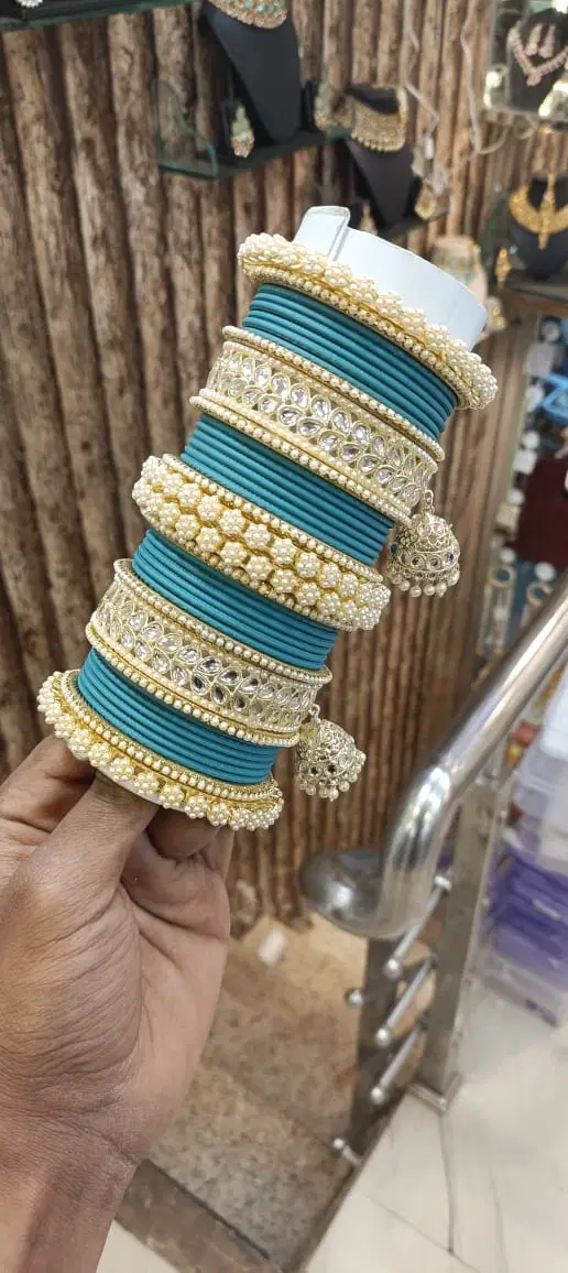 Metal Color Bridal Chuda Bangles 2 Wholesale Price In Surat
